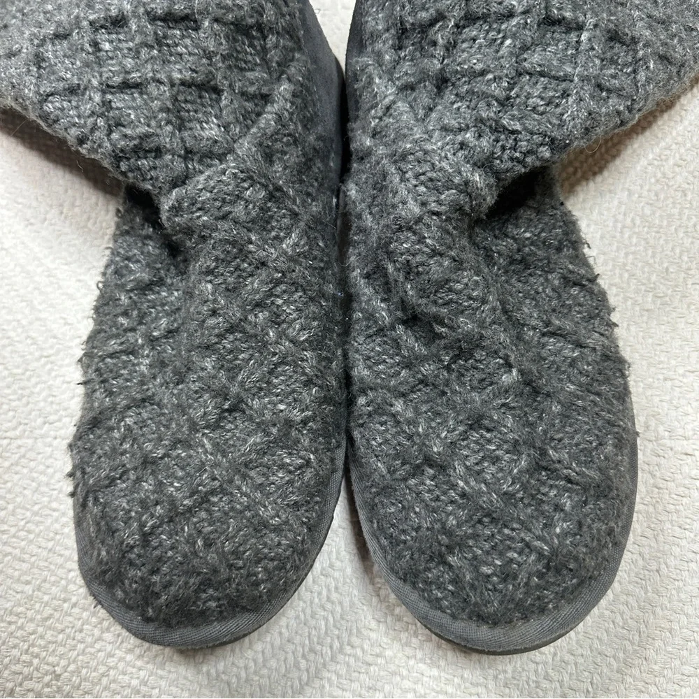 UGG dark gray knit Cardy convertible boots SIZE 8